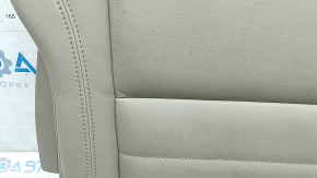 Подушка заднего ряда сидений 2 ряд левая Ford C-max MK2 13-18 кожа бежевая, контакт с водой, примята, под чистку