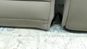 Подушка заднего ряда сидений 2 ряд левая Ford C-max MK2 13-18 кожа бежевая, контакт с водой, примята, под чистку