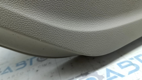 Ornamente ușă spate dreapta Ford C-max MK2 13-18 bej cu inserție bej din plastic, cotiera piele bej, sub tweeter, zgârieturi, abraziuni