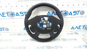 Руль голый Ford C-max MK2 13-18 кожа черная, с кнопками управления, царапины, потерт