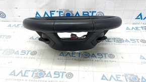 Руль голый Ford C-max MK2 13-18 кожа черная, с кнопками управления, царапины, потерт