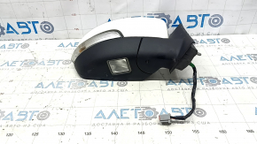 Зеркало боковое правое в сборе Ford C-max MK2 13-18 9 пинов, поворотник, с подсветкой, подогрев, белое