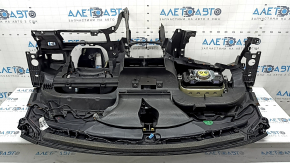 Panou frontal Torpedo cu AIRBAG Ford C-max MK2 13-18 pentru un monitor mare, negru, cu suprapuneri, crăpături în elementele de fixare suprapuse