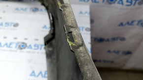Bara spate nealterată Audi A4 B9 18-19 S-Line pentru 4 senzori de parcare, argintie, fără mufă, fixare fisurată