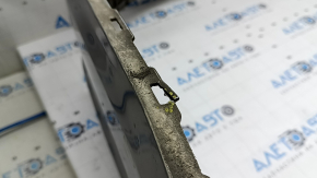 Bara spate nealterată Audi A4 B9 18-19 S-Line pentru 4 senzori de parcare, argintie, fără mufă, fixare fisurată