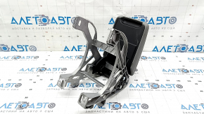 Подлокотник центральной консоли Audi A4 B9 17-19 кожа серая с кронштейном