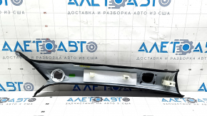 Накладка передней стойки верхняя левая Audi A4 B9 18-25 черная, Bang and Olufsen