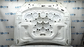 Капот голый Mercedes GLC 16-22 алюминиевый, белый 149, вмятина