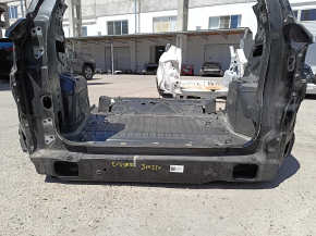 Задняя панель Ford Ecosport 18-22 2 части черная, на кузове