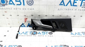 Ручка двери внутренняя задняя левая Audi A4 B9 17-25 с подсветкой, с накладкой