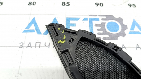 Ornament panou frontal stânga pentru difuzoare Audi A4 B9 17-20 gri, Bang & Olufsen, 2 piese, suport rupt