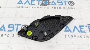 Накладка передней панели правая под динамики Audi A4 B9 17-20 серая, Bang & Olufsen, 2 части, сломано крепление