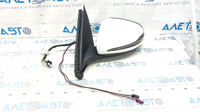 Oglindă laterală stânga completă Mercedes GLC 16-22 10+8+2+2, semnalizare, reglare automată a intensității luminii, încălzită, iluminare din spate, BSM, alb, zgârieturi