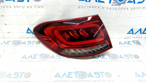 Фонарь внешний крыло левый Mercedes GLC 20-22 LED, царапины