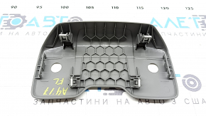 Накладка верха спинки водительского сиденья Audi A4 B9 17-25 серая