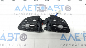 Butoane de control pe volan Mercedes GLC 20-22, negru lucios cu crom