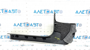 Накладка порога внутренняя передняя правая Audi A4 B9 17-25 серая, потерта