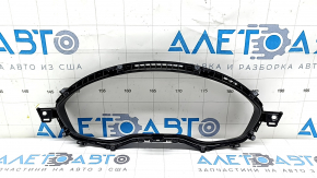 Накладка обрамление щитка приборов Audi A4 B9 17-25 черная