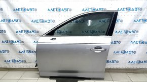Дверь в сборе передняя левая Audi A4 B9 17-19 серебро LZ7G, keyless