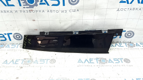 Накладка двери боковая передняя правая Ford Fusion mk5 13-20 черный глянец, воздух по кромке, царапины