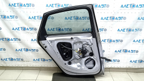 Дверь в сборе задняя левая Audi A4 B9 17-19 серебро LZ7G, keyless
