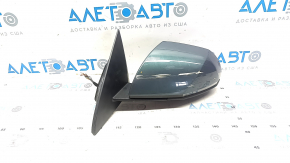 Зеркало боковое левое в сборе Hyundai Ioniq 5 22-26 поворотник, 10 пинов, подогрев, автоскладывание, BSM, зеленый M9U, затерт