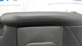 Подушка заднего ряда сидений Ford Fusion mk5 17-20 кожа черная, перфорация, Titanium, примятости, под чистку