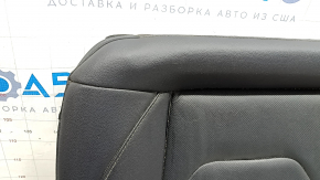 Подушка заднего ряда сидений Ford Fusion mk5 17-20 кожа черная, перфорация, Titanium, примятости, под чистку