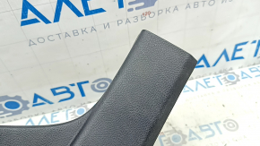 Накладка порога задняя правая Ford Fusion mk5 17-20 черная, царапины
