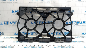 Carcasă difuzor radiator Audi Q7 16-25 2.0T 3.0T pentru 2 ventilatoare, pentru motor mic 800W, fără fragmente, zgârieturi, ruptă