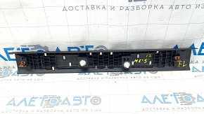 Накладка порога передняя левая Ford Fusion mk5 17-20 черная с хром вставкой