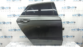 Ansamblu ușă spate dreapta Ford Fusion mk5 13-20 fără cheie, cromat pe mâner, grafit J7, lovituri, zgârieturi pe ornamente