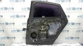 Дверь в сборе задняя правая Ford Fusion mk5 13-20 keyless, хром на ручке, графит J7, тычки, царапины на накладке