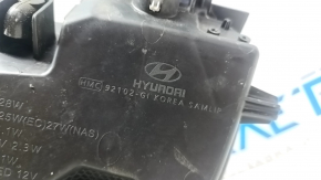 Фара передняя правая в сборе Hyundai Ioniq 5 22-26 LED, синяя фишка, треснут корпус, отклеился уплотнитель