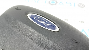 Подушка безопасности airbag в руль водительская Ford Escape MK4 20-26 черная, примята эмблема