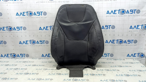Tapițerie scaun șofer Ford Fusion mk5 17-20 titan, piele neagră, perforații, lovituri, pentru curățare
