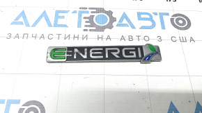 Эмблема надпись ENERGI двери передней левой Ford Fusion mk5 13-20 потерта