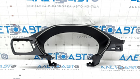 Накладка щитка приборов Ford Escape MK4 20-22 черная, без нижней части, сломано крепление