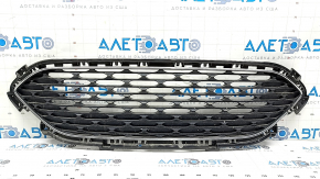 Решетка радиатора grill Ford Escape MK4 20-22 сетка черн глянец, хром обрамление, царапины, сломано обрамление