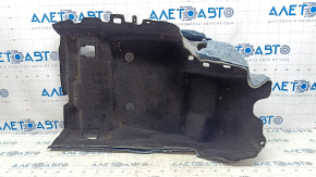 Покрытие пола переднее левое Ford Fusion mk5 17-18 hybrid, plug-in, черное, под чистку