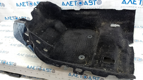 Покрытие пола переднее левое Ford Fusion mk5 17-18 hybrid, plug-in, черное, под чистку