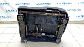 Заднее сидение левое Ford Escape MK4 20-22 без airbag, с подлокотником, с ремнем, ткань бежевый с черным, под чистку, без подголовника