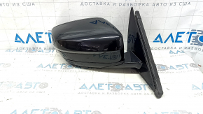 Зеркало боковое правое в сборе BMW 5 G30 17-23 5 пинов, BSM, подогрев, поворотник, черный 668