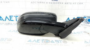 Зеркало боковое правое в сборе BMW 5 G30 17-23 5 пинов, BSM, подогрев, поворотник, черный 668