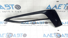 Обрамление птф левое BMW 5 G30 17-20 черный глянец, царапины, вмятины