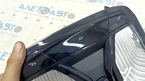 Плафон освещения передний BMW 5 G30 17-23 черный, под люк, две части, царапины