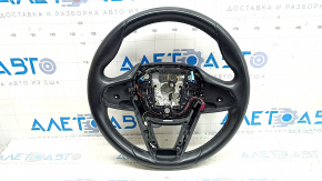 Volan neacoperit BMW 5 G30 17-23 piele neagră, fără încălzire, zgârieturi, decojit
