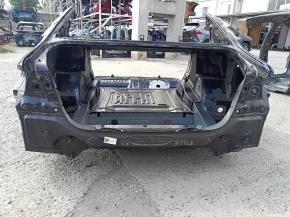 Задняя панель BMW 5 G30 17-23 2 части, на кузове, черная