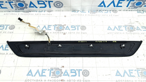 Ornamente prag exterior față dreapta BMW 5 G30 17-20 Sport Line, cu iluminare, coroziune, zgârieturi