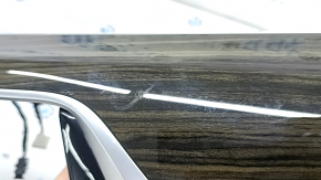Накладка передней панели правая BMW 5 G30 17-23 под дерево Fineline Ridge, с подсветкой, царапины